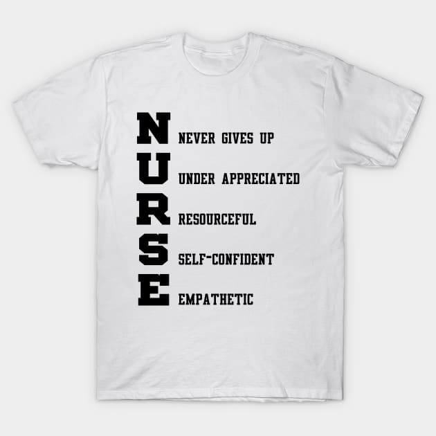 Never Gives Up Under Appreciated Resourceful Self-Confident Empathetic T-Shirt by shopbudgets
